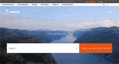 Desktop Screenshot of metso.com